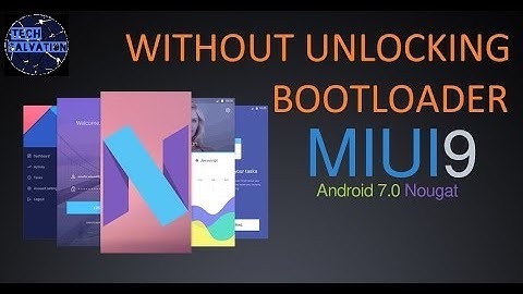How to install MIUI 9 Without Bootloader Unlocking in English