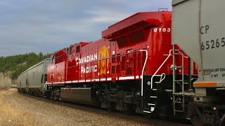 FRESHLY REBUILT CP AC4400CWM!! CP 8952, CN 2946, CP 8163, & CP 8739 lead CP 309 departing Calgary FRESHLY REBUILT CP AC4400CWM!! CP 8952, CN 2946, CP 8163, & CP 8739 lead CP 309 departing Calgary