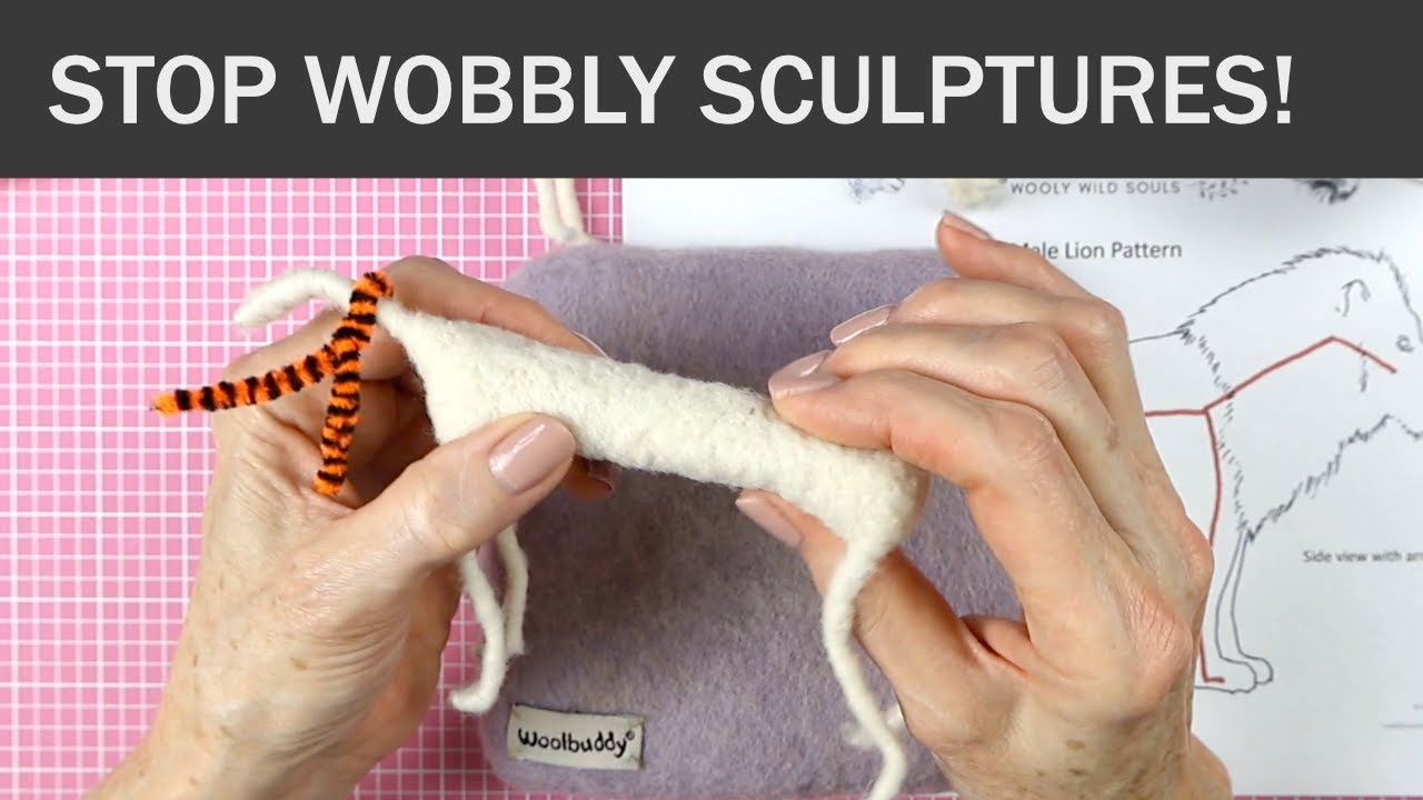 Solid Core Wool Base: Needle Felting Tips for STRONG Sculptures 