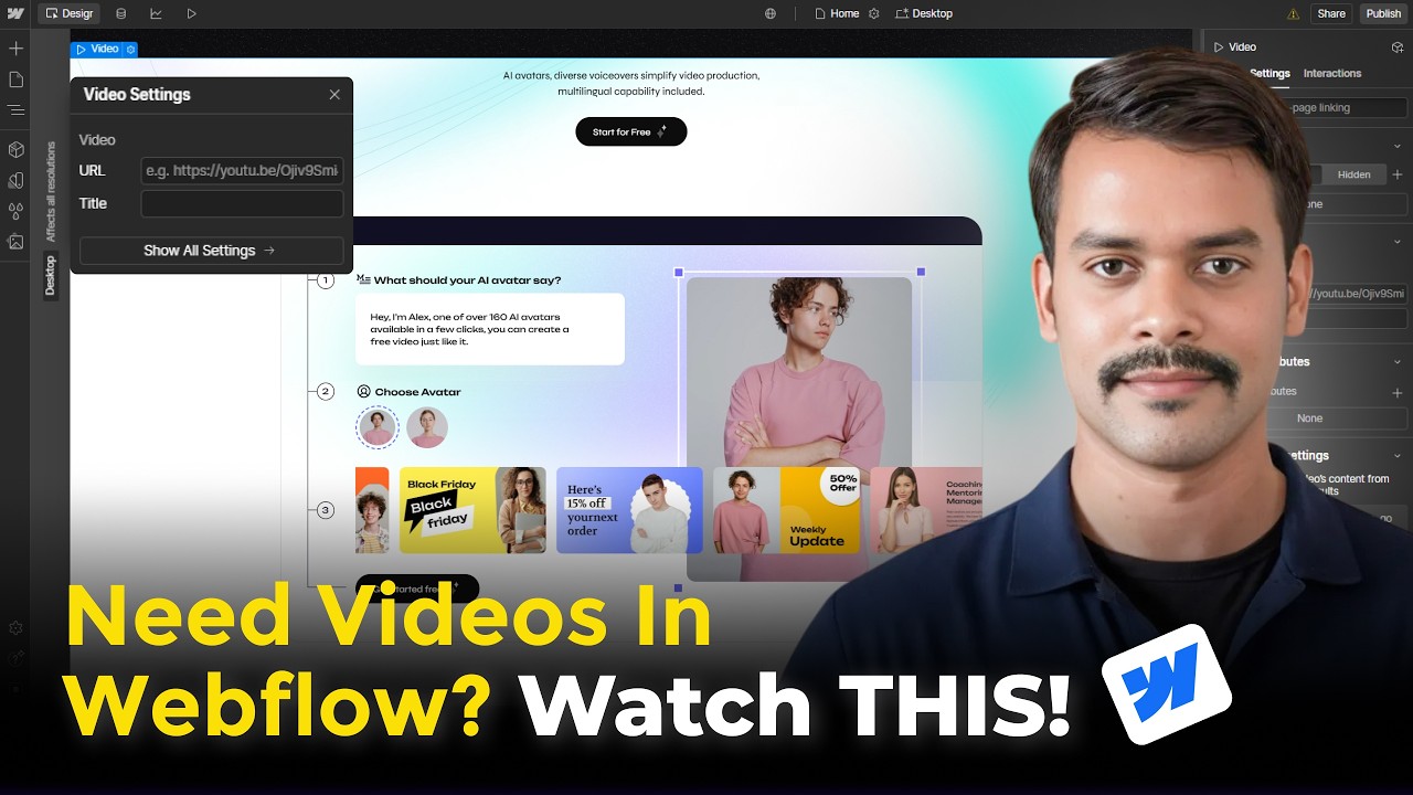 Embed Videos in Webflow Like a Pro! - YouTube