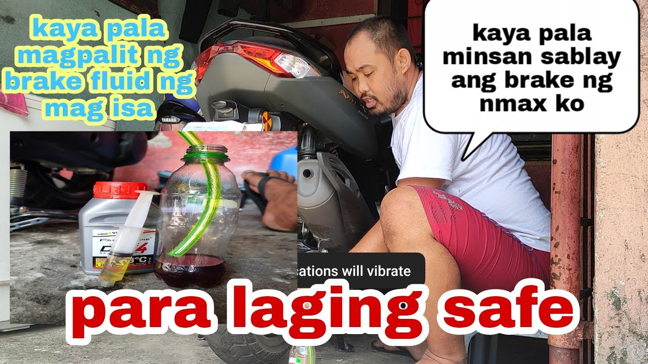 YAMAHA NMAX 2020 PAANO MAGPALIT NG BRAKE FLUID/ EASIEST WAY TO REPLACE