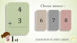 Addition Flash Cards Game for 1st Grade | Test 1 Profile