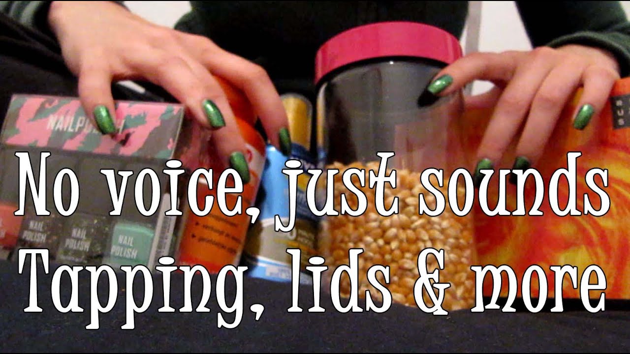 #107 ~No voice, just sounds~ Tapping, lids, liquid & more *ASMR*