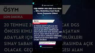 Son Daki̇ka Dgsde Kimlik Sorunu Olanlar İçin Nüfus Müdürlükleri Açık