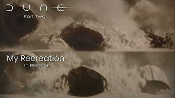 How I Recreated This Shot From Dune Part Two in Blender