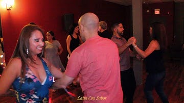 Salsa Dancing at Alma Montuno con www.Latinconsabor.com in the house!!!