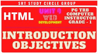 Celebrity PG TRB Computer Instructor HTML / DHTML INTRODUCTION TAGS WEB DEVELOPMENT - SRT Study Circle Group Wealth