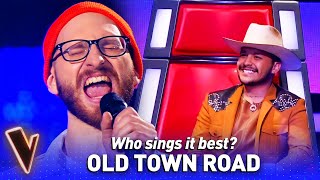Video voorbeeld van "OLD TOWN ROAD covers in The Voice | Who sings it best? #17"