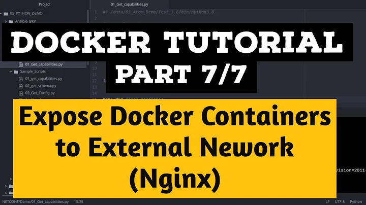 Docker Tutorial Part 7: Expose Docker Containers to External Nework | Publish TCP Port to Host