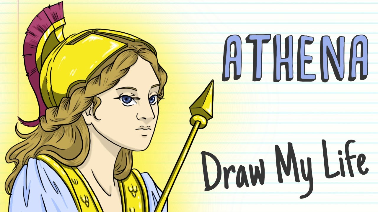 cartoon goddess athena