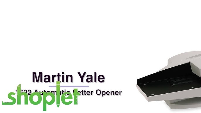 Martin Yale Model 62001 High-Speed Tabletop Electric Letter Opener - Gray
