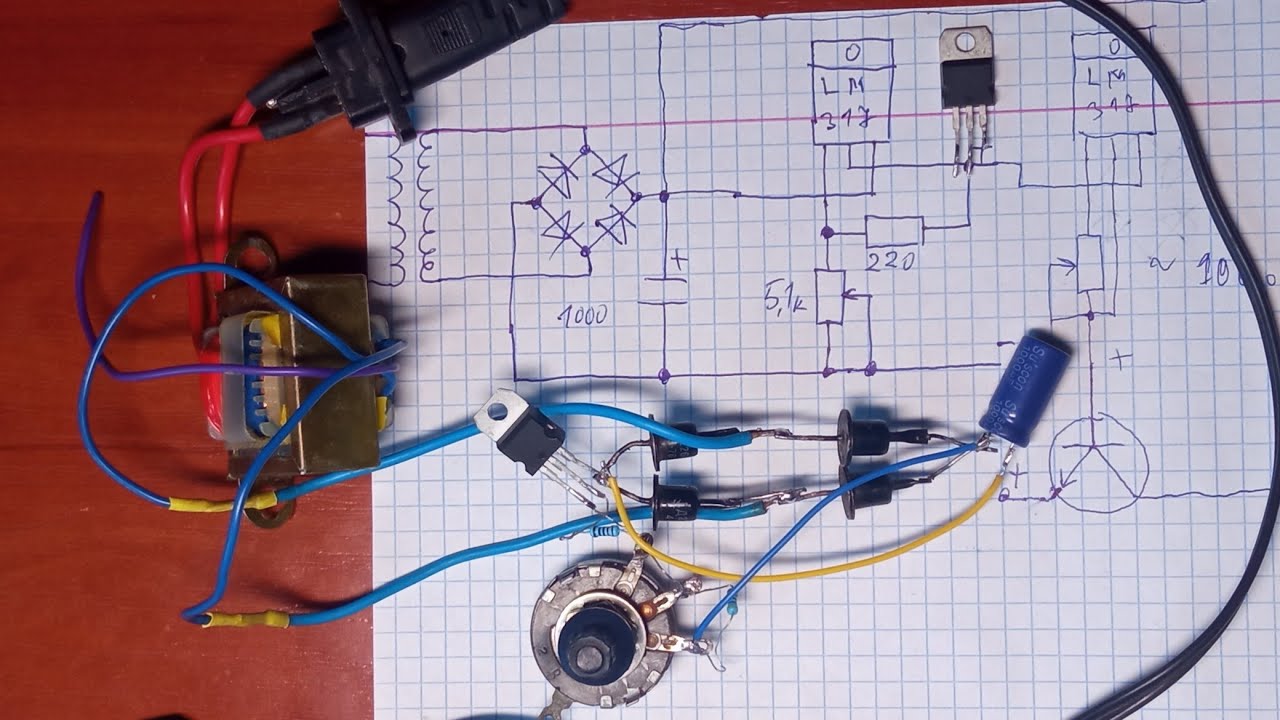 Простой способ создать блок питания на lm317 с регулируемыми параметрами