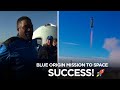 Blue Origin launch with Michael Strahan from Van Horn, Texas