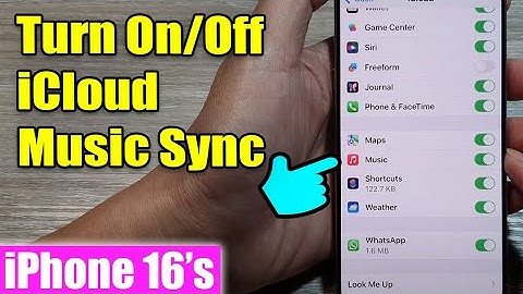 iPhone 16/16 Pro Max: How to Turn On/Off iCloud Music Sync