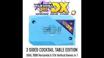 Set up for the Dual 3000 Pandora (vertical and horizontal) on our Ultimate Cocktail.