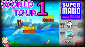Super Mario Run Tour World 1 | First Play