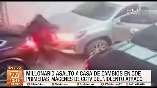 Millonario asalto en casa de cambio
