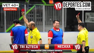 Leyendas Tri Azteca 🆚 Necaxa Vet 40+ Semifinal Waukegan Lake County Sports #yodeportes