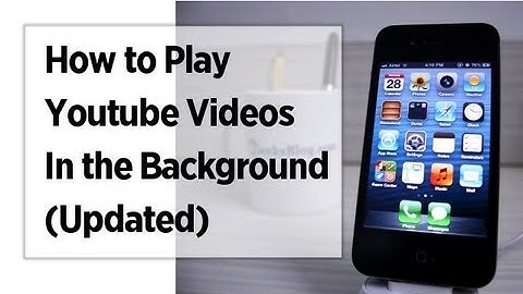 How to Play YouTube Video in Background on iPhone [Updated for iOS 6.x]