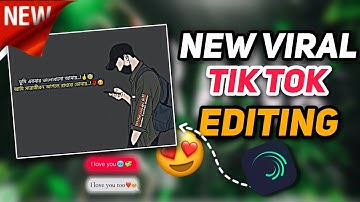 VIRAL LOVE 💕 EDITING TUTORIAL #viralvideo