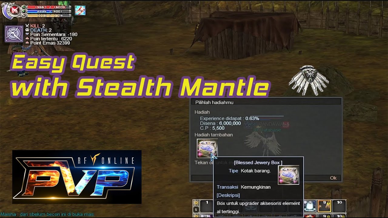 Easy Quest with Stealth Mantle YouTube