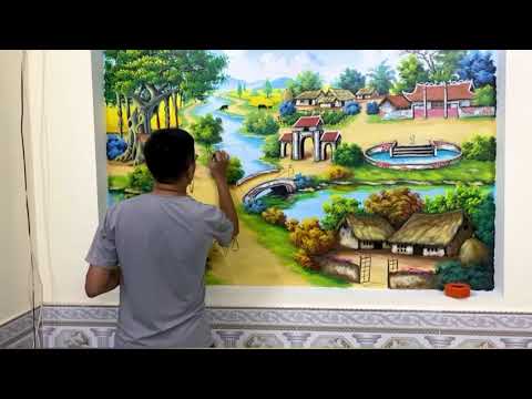 Video Tranh đồng quê cho gia đình em Trường tại Mỹ Hương,... - youtube