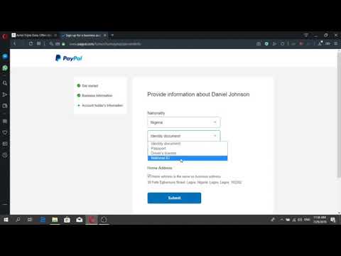 How to create a Lesotho PayPal account that can send and receive money in Nigeria