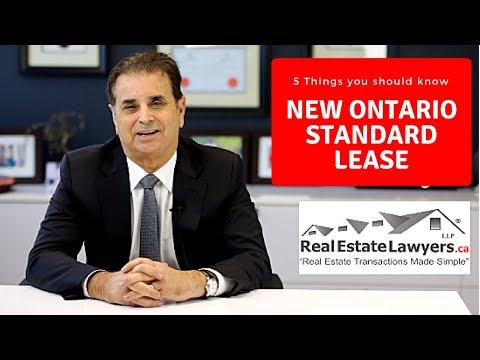 5 Things to Know about the Govt Standard Lease Form