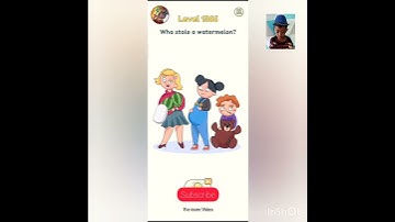 DOP 2 | Delete One Part 2 Level 1366 who stole a watermelon ? #dop2 #gameplay #androidgames #shorts