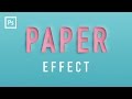 Photoshop Tutorials - Paper Cutout Text Effect