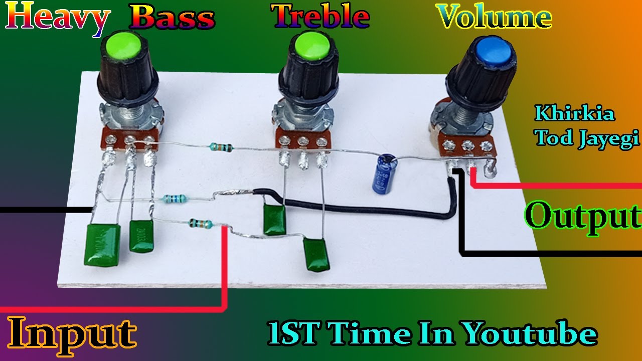 Sound Bar With Bass And Treble Controls