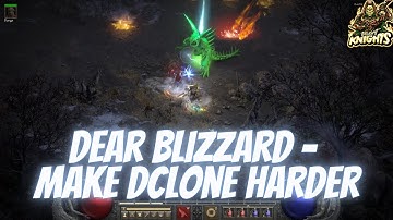 Diablo 2 Resurrected - FOH vs Dclone & Why Dclone Should Be Harder