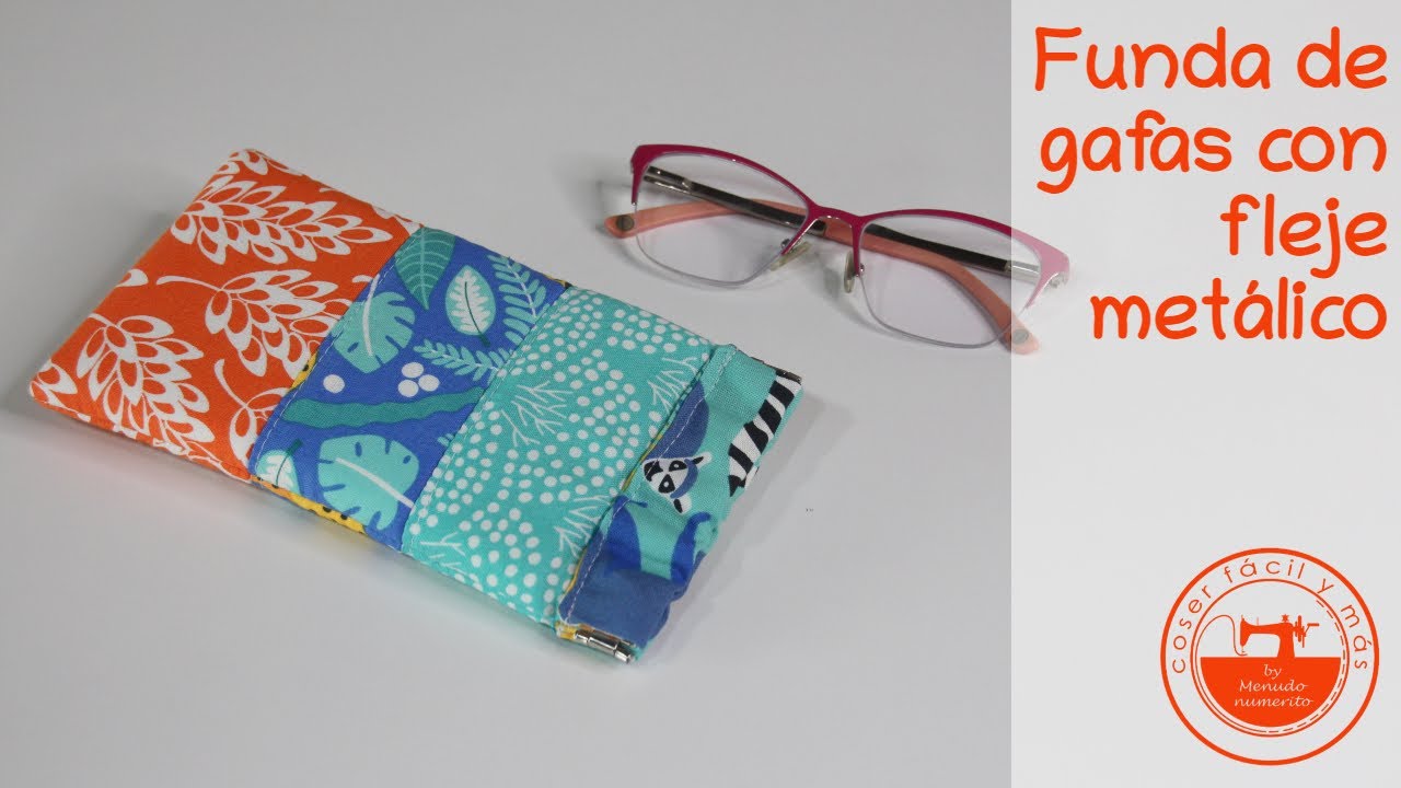 Funda de gafas con retales