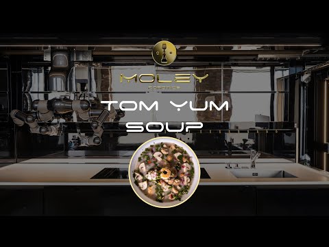 Moley Robotic Kitchen Cooks Tom Yum Soup