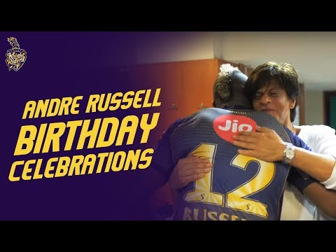 Andre Russell's Birthday Celebration | #IPL2019