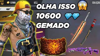 RECARREGUEI 10600 DIAMANTES NESSA CONTA ANTIGA E OLHA O QUE EU FIZ NO FREE FIRE