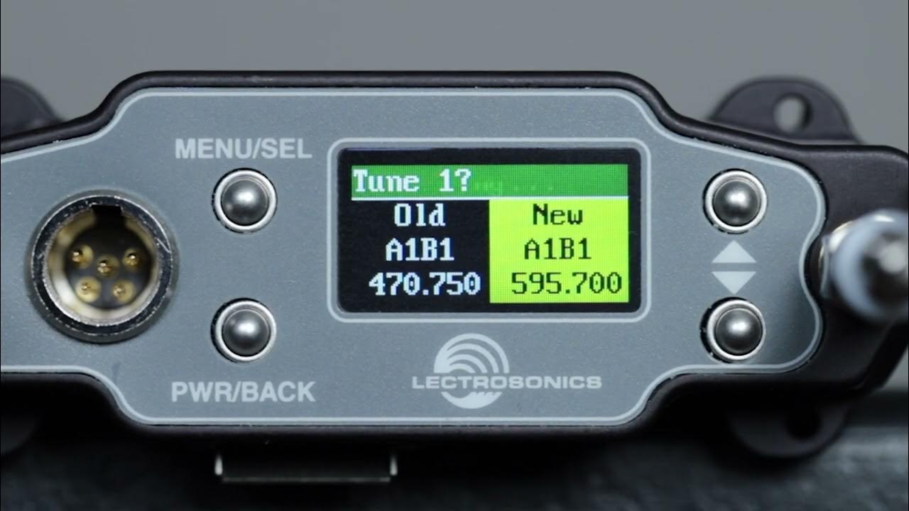 Lectrosonics DSR4 Deep Dive Video 3 Automatic Frequency Selection