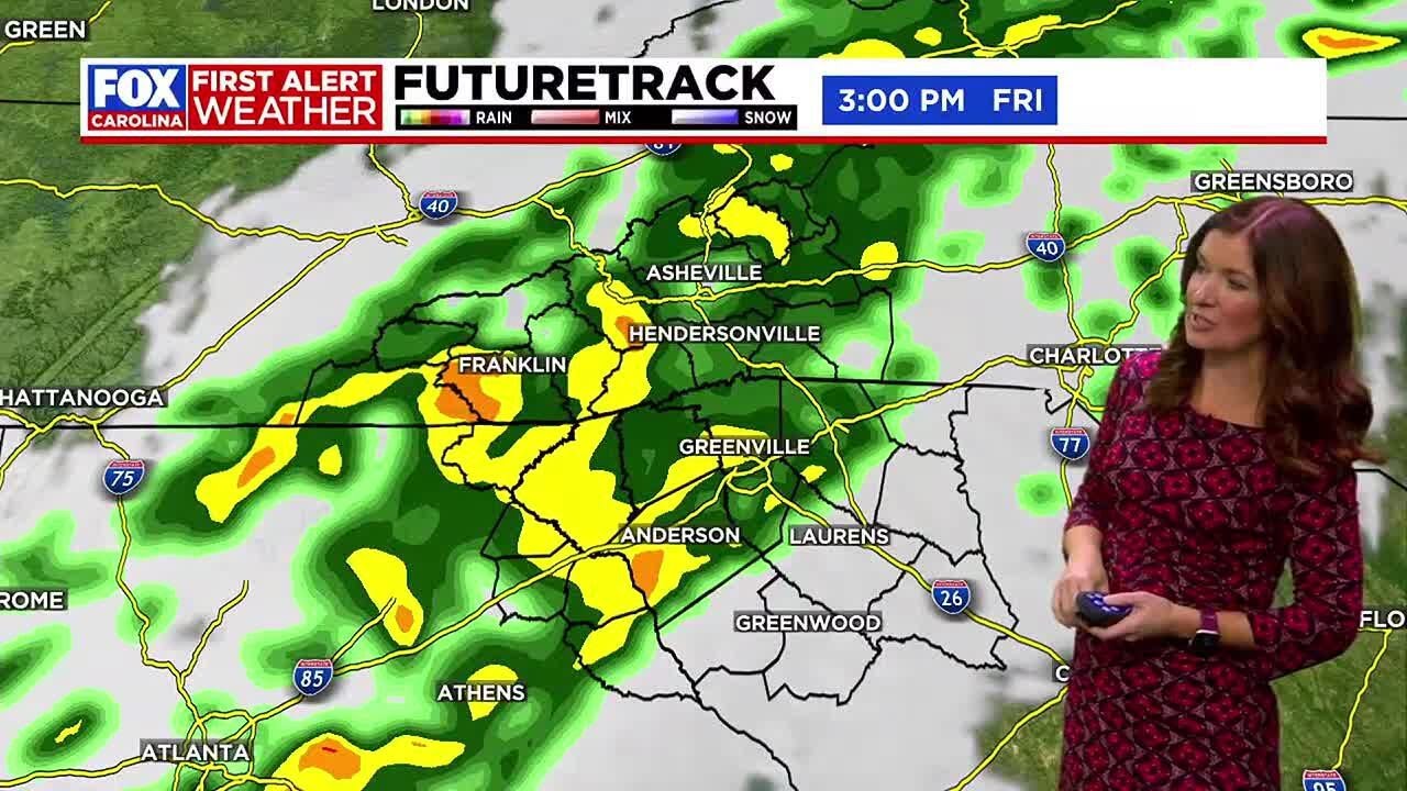 Warming up this week, rain chance on Friday - YouTube
