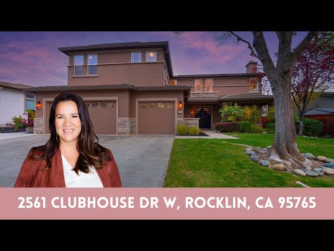 2561 Clubhouse Dr W, Rocklin, CA home video tour