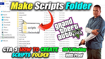 How To Make Scripts Folder In GTA 5 || How To Get Scripts Folder In GTA V || GTA 5 Mods || Hindi