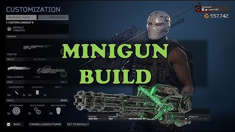 THIS MINIGUN BUILD IS CRAZY I Predator Hunting Ground Patch 3.00