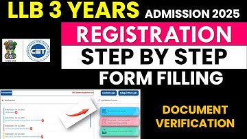 MH CET LAW (3 Yrs) - CAP Registration Form Filling Process 2025 🔥| MH CET LAW 2025 Admission Process