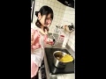 HKT48 Yuriya Inoue cooking spaghetti