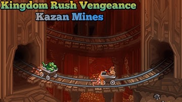 Kingdom Rush Vengeance: Stage 4 - Kazan Mines (Veteran Difficulty)