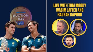 Auction day LIVE - With Tom Moody and Wasim Jaffer