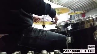 Paradiddle-diddle around the kit