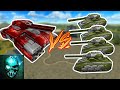 Tanki Online 1 vs 4 | Juggernaut vs Railgun by Ghost Animator TO