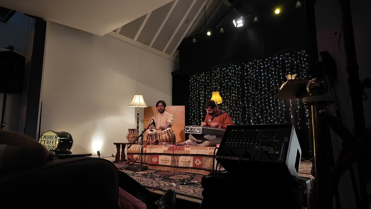 Healing ragas on 100 Strings - Santoor (Vinay Desai) + Tabla (Abhijit Dan) 15/02/26 Part 2/3