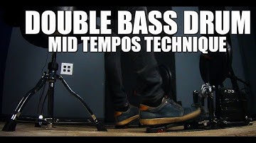 Double Bass Drum Mid Tempos Techniques - James Payne