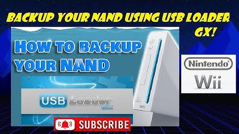 How to backup your wii